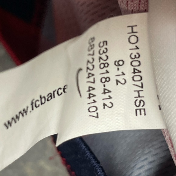 Nike FC BARCELONA Jersey 2012 Kids 9-12 months old - Picture 7 of 10